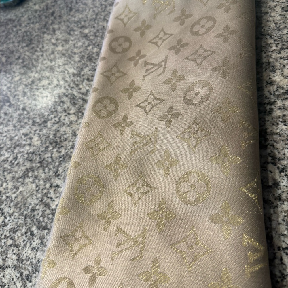 Louis Vuitton Beige and Gold Monogram Wrap